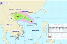 Áp thấp nhiệt đới trên Biển Đông đã mạnh lên thành bão số 3  