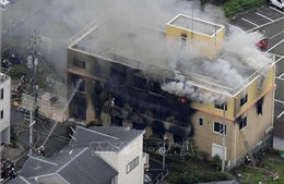 Vụ cháy xưởng phim ở Nhật Bản: Con số thiệt mạng tăng lên 24 người