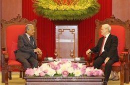 Tổng Bí thư, Chủ tịch nước Nguyễn Phú Trọng tiếp Thủ tướng Malaysia