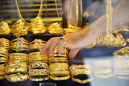 Giá vàng đi lên trên thị trường châu Á