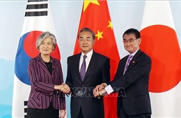 Các ngoại trưởng Trung - Nhật - Hàn nhất trí tăng cường hợp tác ba bên