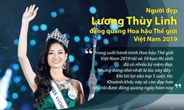 Người đẹp Lương Thùy Linh đăng quang Hoa hậu Thế giới Việt Nam 2019