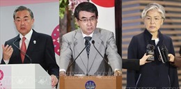 Ngoại trưởng Trung - Nhật - Hàn bắt đầu hội đàm tại Bắc Kinh