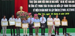 Phú Yên tổ chức lễ truy tặng danh hiệu Bà Mẹ Việt Nam Anh hùng