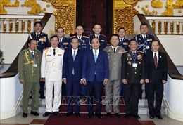 Thủ tướng tiếp các Trưởng đoàn dự Hội nghị Tư lệnh Cảnh sát các nước ASEAN