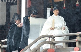 Thủ tướng Shinzo Abe chủ trì tiệc chiêu đãi quan khách dự lễ đăng quang của Nhật hoàng 