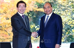 Thủ tướng Nguyễn Xuân Phúc tiếp Thị trưởng Seoul 