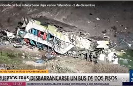 Xe khách rơi xuống vực sâu, ít nhất 41 người bị thương vong