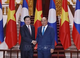 Thủ tướng Lào thăm Việt Nam đồng chủ trì Kỳ họp 42 Ủy ban liên Chính phủ Việt Nam-Lào
