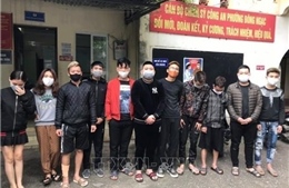 11 đối tượng tụ tập sử dụng ma tuý ở Đông Ngạc, Hà Nội