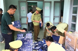 Quảng Bình: Thu giữ gần 14.000 bao thuốc lá ngoại nhập lậu