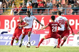 Hải Phòng hòa TP Hồ Chí Minh với tỷ số 0 - 0 trên sân nhà
