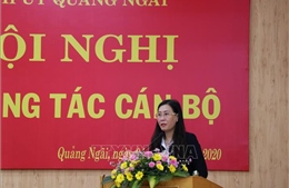 Chuẩn y đồng chí Bùi Thị Quỳnh Vân giữ chức Bí thư Tỉnh ủy Quảng Ngãi
