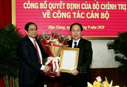 Chủ tịch UBND tỉnh Hậu Giang Lê Tiến Châu giữ chức Bí thư Tỉnh ủy