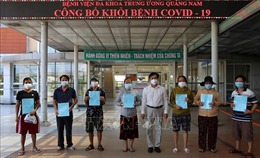 Thêm 13 bệnh nhân COVID-19 ở Quảng Nam xuất viện