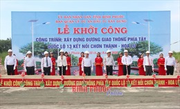 Khởi công tuyến đường kết nối Bình Dương, Bình Phước với cửa khẩu quốc tế Hoa Lư