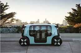 Công ty con của Amazon tiết lộ mẫu taxi robot có thiết kế lạ mắt