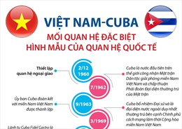  Việt Nam-Cuba: Mối quan hệ đặc biệt, hình mẫu của quan hệ quốc tế
