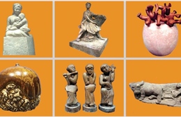 Trưng bày 36 tác phẩm điêu khắc mừng Đảng, mừng Xuân