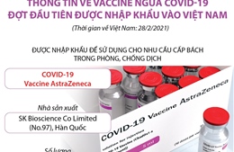 Thông tin về vaccine ngừa COVID-19 đợt đầu tiên được nhập khẩu vào Việt Nam