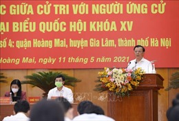 Cử tri Hà Nội đánh giá cao chương trình hành động của ứng cử viên ĐBQH
