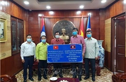 Các tỉnh của Lào hỗ trợ địa phương Việt Nam phòng, chống dịch COVID-19