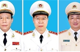 Ba Thượng tướng thôi giữ chức Thứ trưởng Bộ Công an