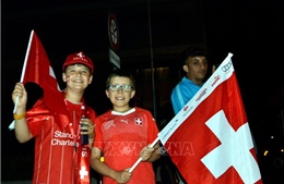 EURO 2020: Người dân Thụy Sĩ đổ ra đường mừng chiến thắng