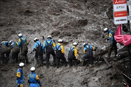 Nhật Bản tiếp tục khẩn trương cứu hộ sau vụ sạt lở ở tỉnh Shizuoka 