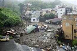 Trên 20 người thiệt mạng và mất tích trong vụ lở đất tại Nhật Bản