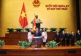 Chùm ảnh Thủ tướng Chính phủ Phạm Minh Chính tuyên thệ nhậm chức