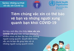 Tiêm vaccine phòng COVID-19 để bảo vệ cả những người xung quanh