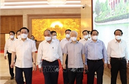 Tổng Bí thư Nguyễn Phú Trọng dự Phiên họp đầu tiên của Chính phủ nhiệm kỳ 2021- 2026