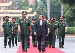 Thủ tướng Phạm Minh Chính dự Lễ khai giảng Học viện Quốc phòng