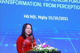 Phó Chủ tịch nước Võ Thị Ánh Xuân dự Diễn đàn Doanh nhân nữ Việt Nam năm 2021