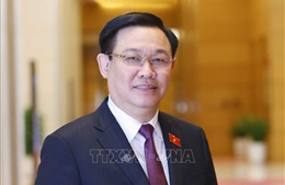 Chủ tịch Quốc hội Vương Đình Huệ tiếp Viện trưởng Viện Nghiên cứu phát triển Hàn Quốc
