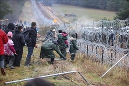 Belarus, EU thảo luận về khủng hoảng biên giới