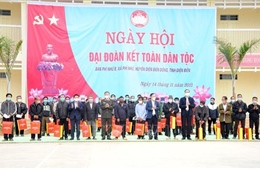 Bộ trưởng Bộ Công an Tô Lâm dự Ngày hội Đại đoàn kết toàn dân tộc tại Điện Biên