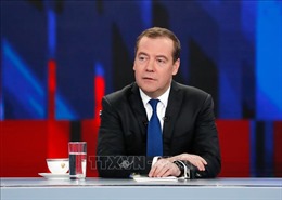 Ông Medvedev tái đắc cử Chủ tịch đảng Nước Nga Thống nhất