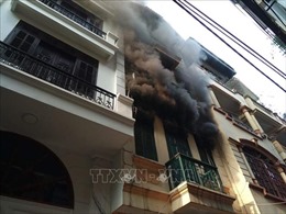 Kịp thời khống chế đám cháy ở quận Thanh Xuân (Hà Nội)