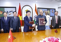Văn phòng Quốc hội Việt Nam và Văn phòng Hạ viện Ấn Độ ký Ghi nhớ hợp tác 