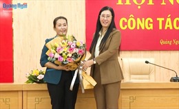 Đồng chí Đinh Thị Hồng Minh được bầu giữ chức Phó Bí thư Tỉnh ủy Quảng Ngãi
