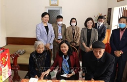 Trưởng ban Dân vận Trung ương Bùi Thị Minh Hoài thăm, chúc Tết tại Ninh Bình