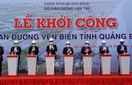 Quảng Bình khởi công dự án thành phần 1 đường ven biển 