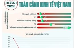 Toàn cảnh kinh tế Việt Nam tháng 1/2022