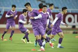 Vòng loại World Cup 2022: Đội tuyển Việt Nam tích cực tập luyện cho trận gặp Oman
