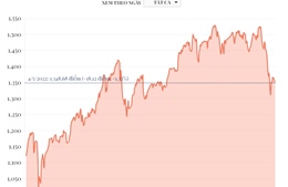 VN-Index giảm hơn 18 điểm