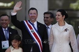 Tổng thống Costa Rica tuyên thệ nhậm chức 