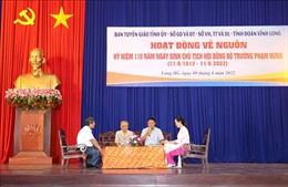 Vĩnh Long tổ chức nhiều hoạt động kỷ niệm 110 năm Ngày sinh Chủ tịch HĐBT Phạm Hùng