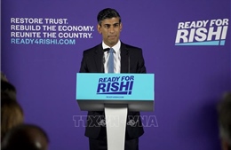 Ông Rishi Sunak giành nhiều phiếu nhất tại vòng hai bầu lãnh đạo đảng Bảo thủ Anh